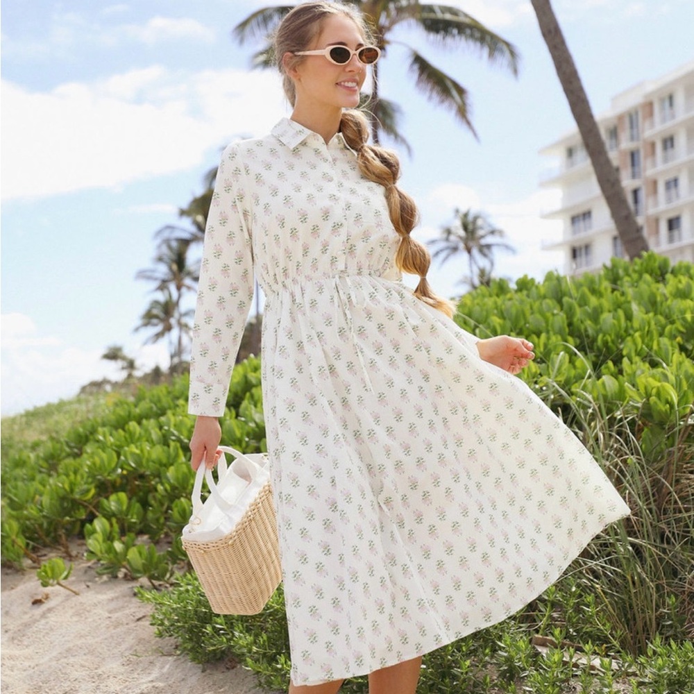 Dainty Jewells Floral Shirt Dress